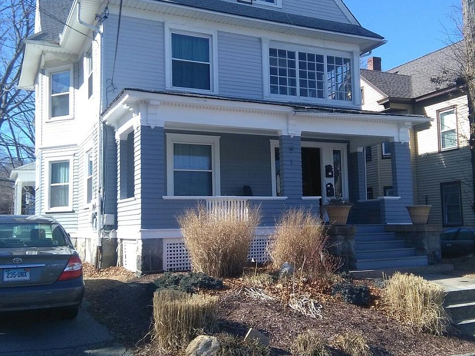 Off street parking with a great sit on porch!