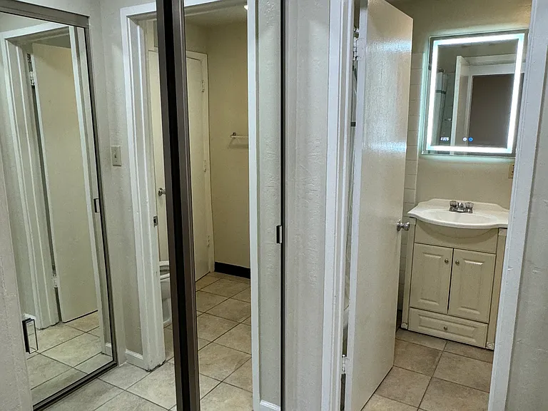 Unit #1 Bathroom/Closet