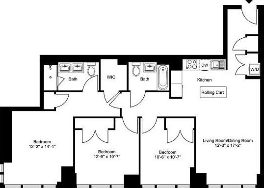 2nd image of 388 Bridge St #Penthouse 47d