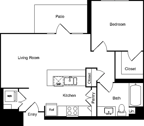 Floor plan Flat A