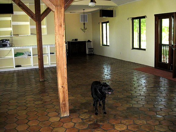 Tile floor in great room
