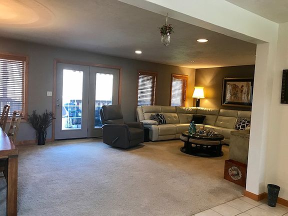 Patio doors to deck
