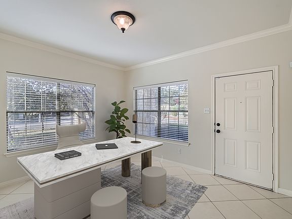 Flex room can be used as an office