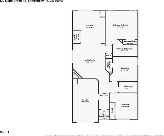 3 bed, 2.0 bath, 1276 sqft, $1,895 — Photo 2