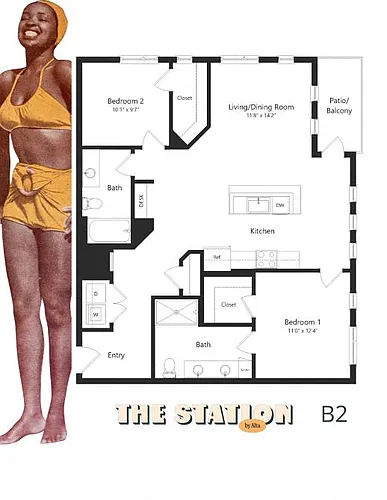Floor plan B2