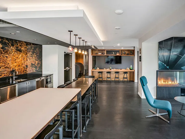 Community Clubhouse Area at AV8 Apartments in San Diego, CA