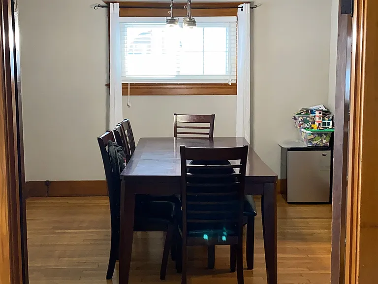 Dining room (looking through double doors from entryway/living room)