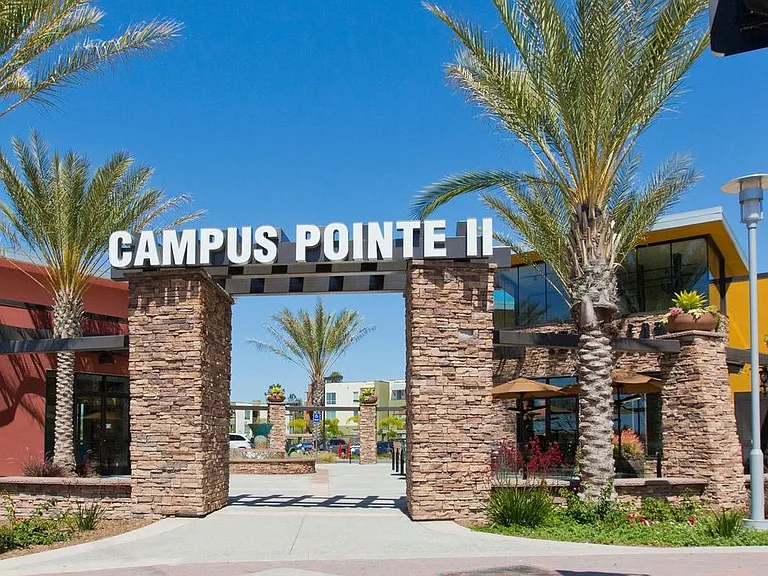 Neighboring dining plaza