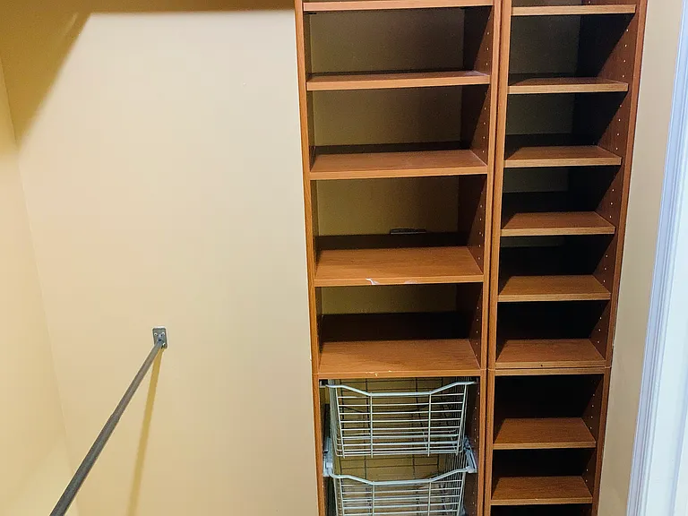 Walk in Closet with Organizers