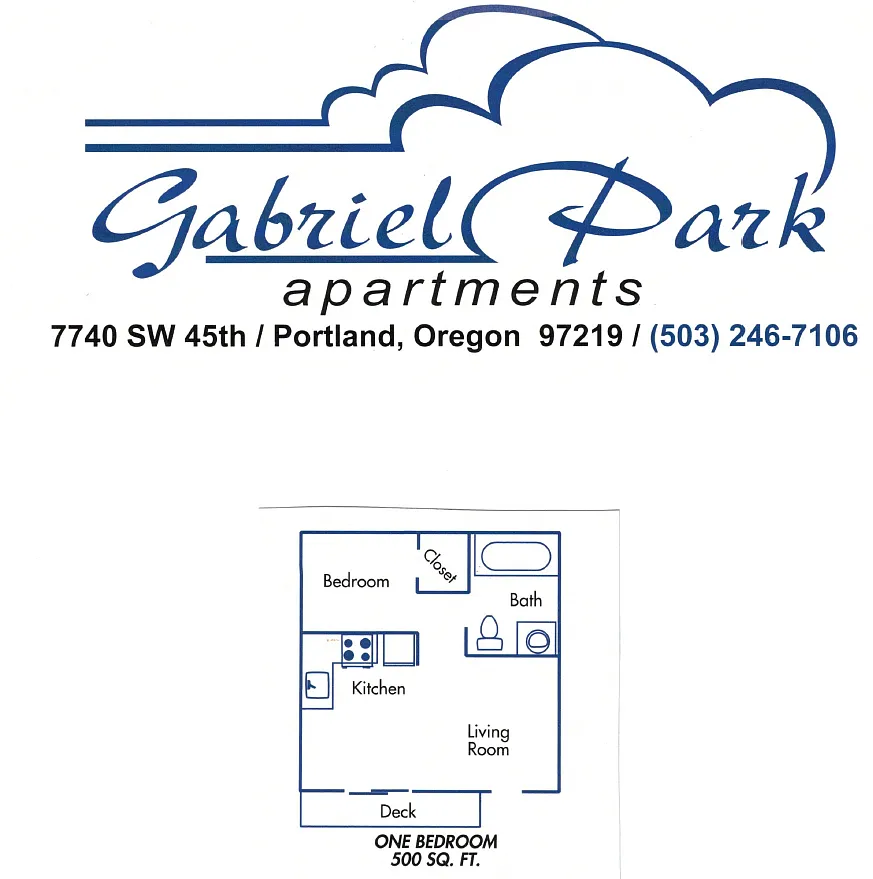 Floor plan Medium 1x1