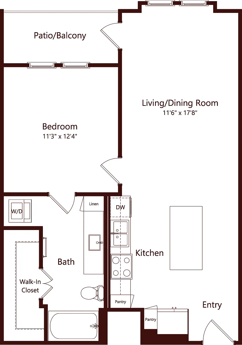 Floor plan A2a