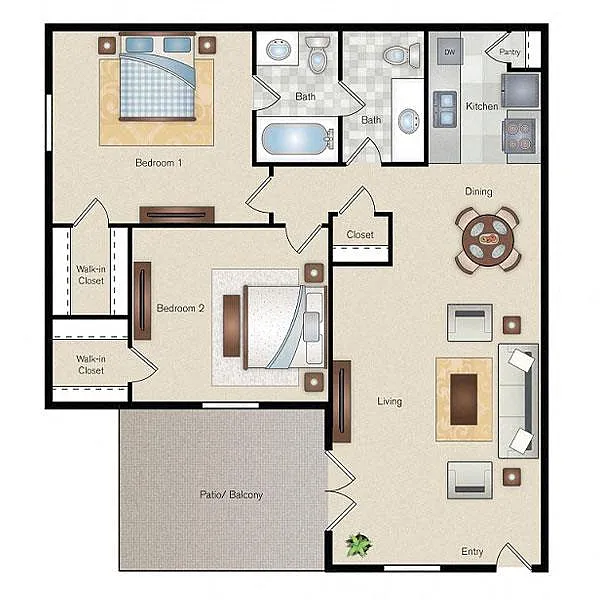 Floor plan J