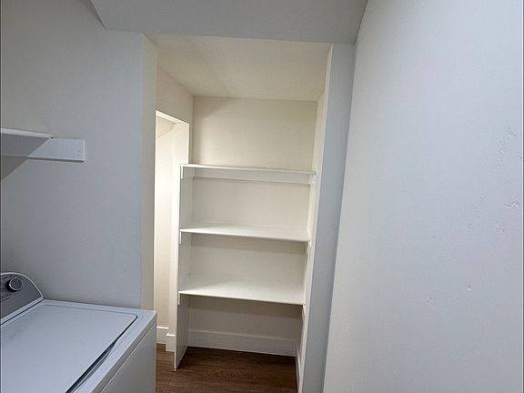 Laundry and pantry/storage room