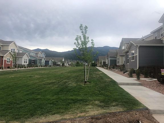 Community green space outside the unit