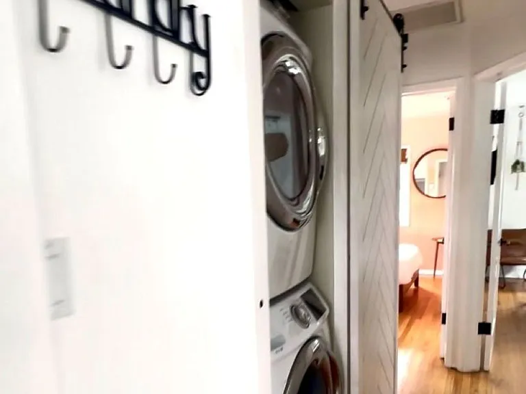 In home washer/dryer & closet for storage