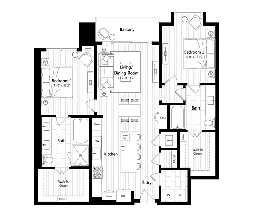 Floor plan B2