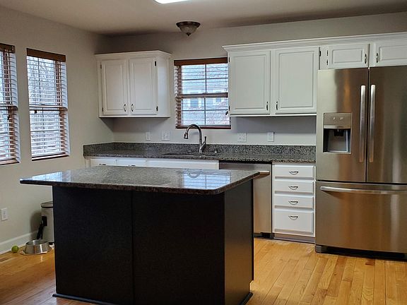 Kitchen has all newer stainless steel appliances, newly painted cabinets &granite countertops