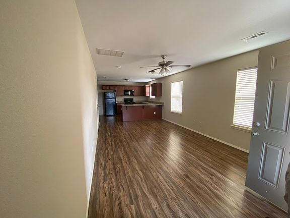 Living area with kitchen