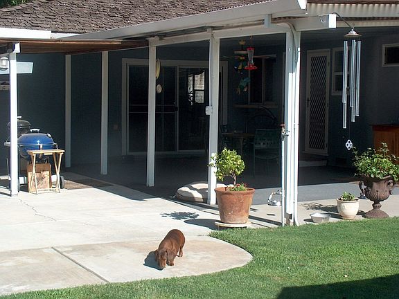 Carpeted Covered Patio