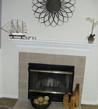 Wood-Burning Fireplace