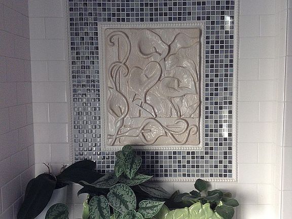 Custom tile in the shower