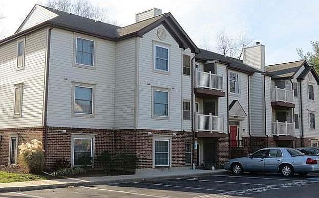 Front of building, condo is second floor.