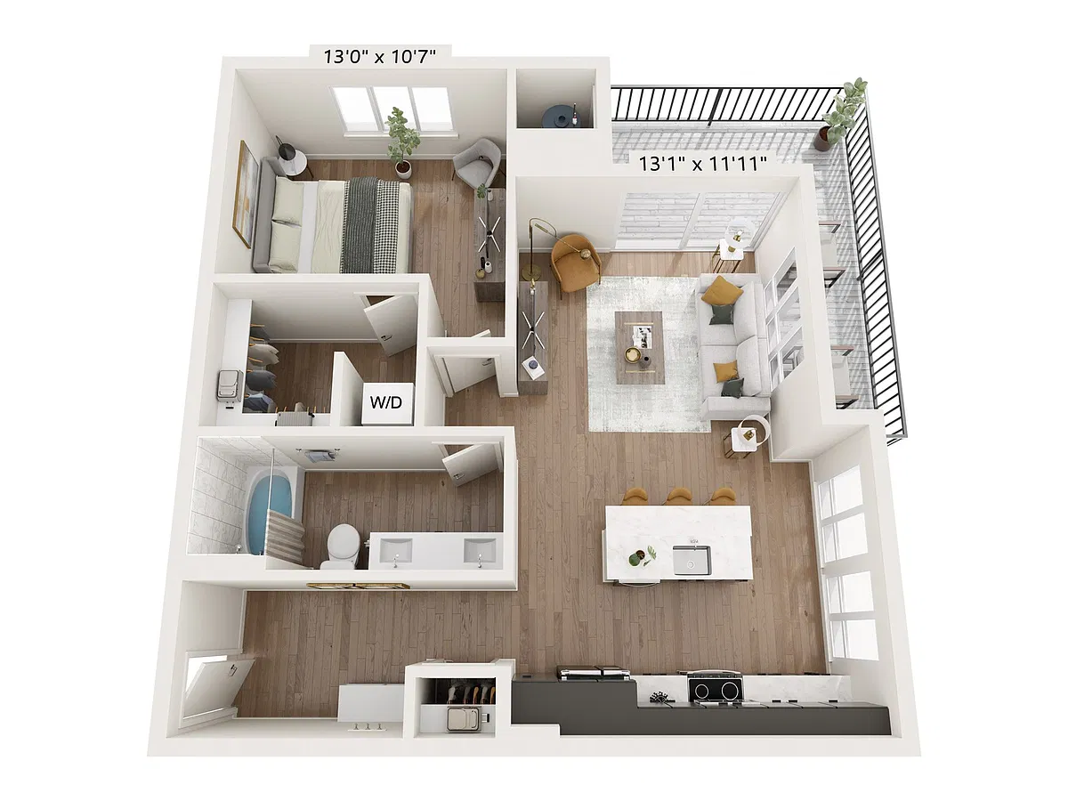 Floor plan 1I