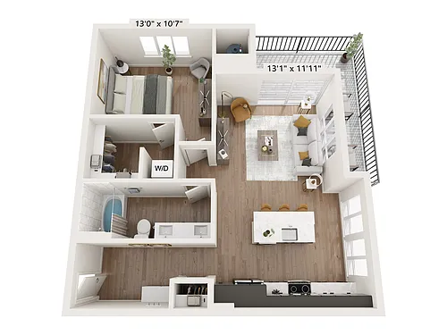 Floor plan 1I