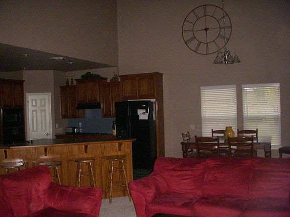 View From Family Room to Kitchen/Breakfast Nook