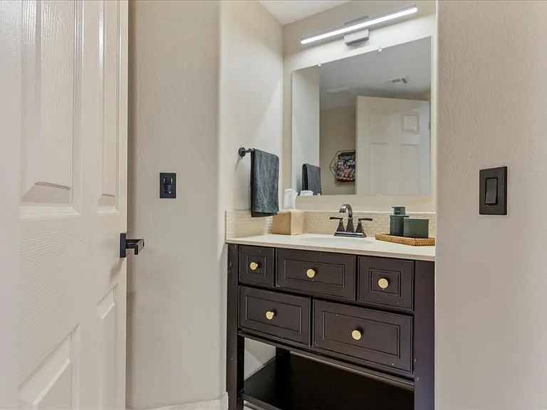 Large powder room on main floor