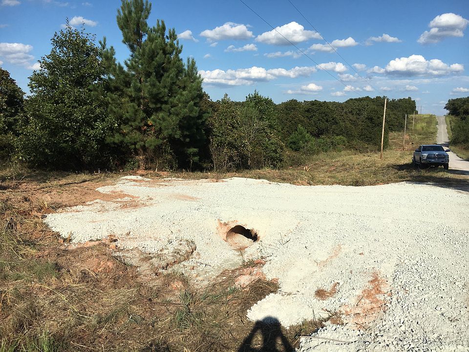 New driveway and culvert  