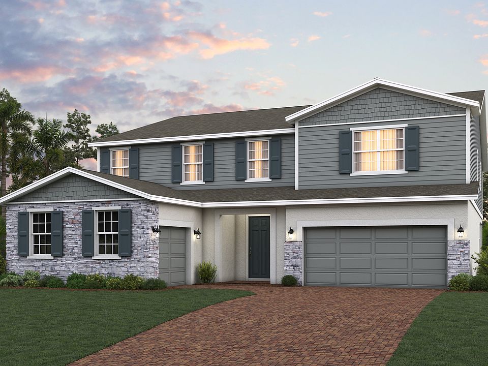 Theodore elevation 3 shown with optional stone