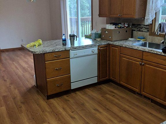 Kitchen slider to deck