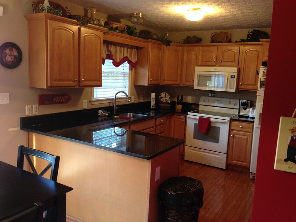 Kitchen with new Granite