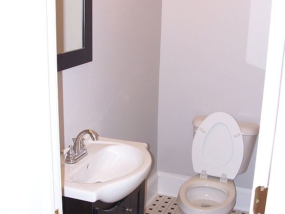 1/2 Bath off of the kitchen