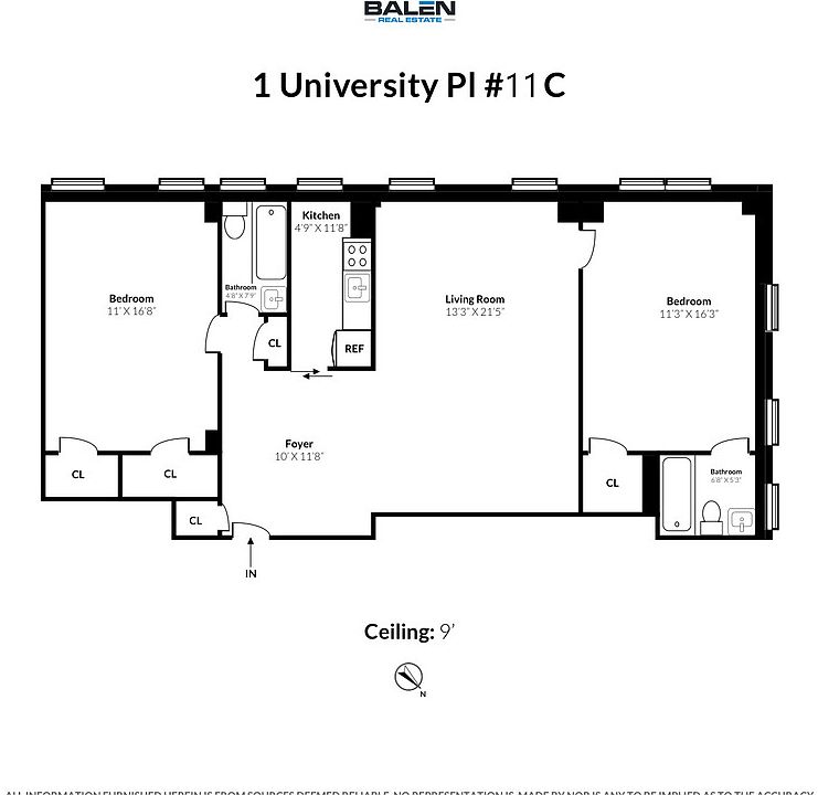 1st image of 1 University Pl APT 11c