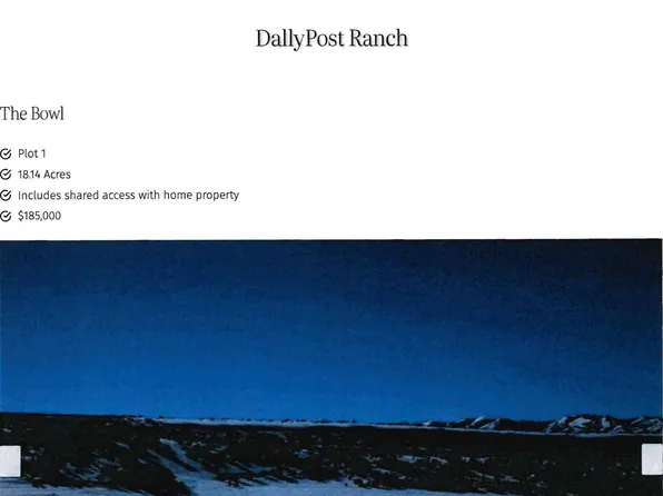 Dallypost Ranch Sub Lot 2, Bancroft, ID 83217
