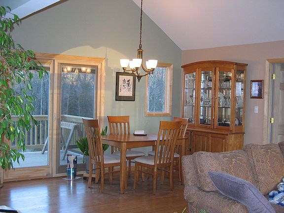 Dining room to back deck