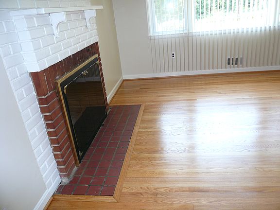 Brick fireplace/LR