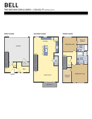 Floor plan Bell