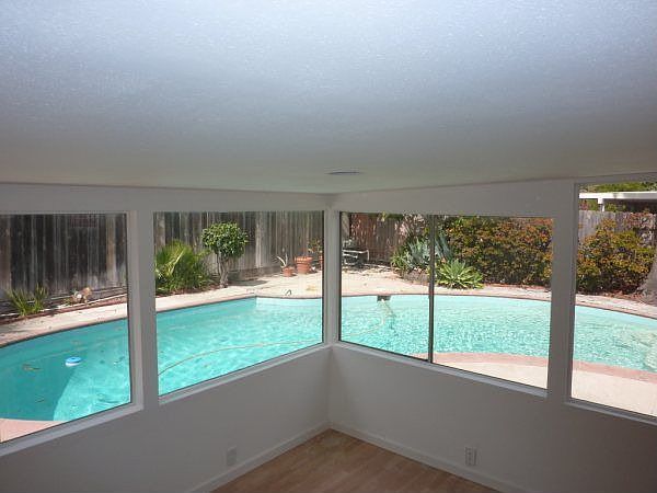 Family Room with pool view
