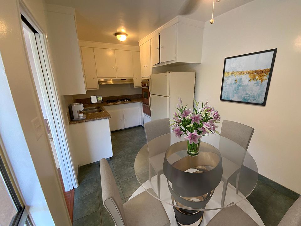 kitchen with area for dining room table