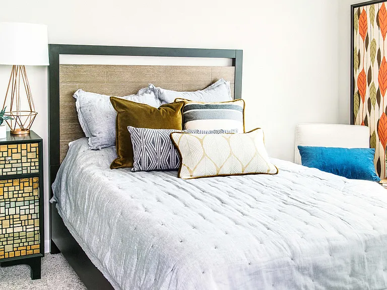 One-Bedroom Apartment Sleeping Area