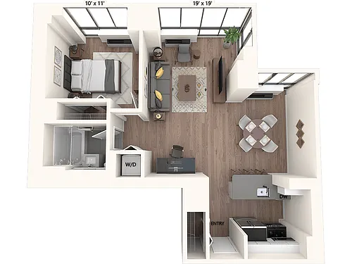 Floor plan A1-PH25-740sq