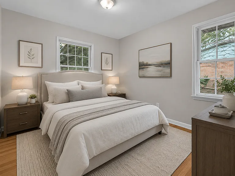 Staging of second bedroom