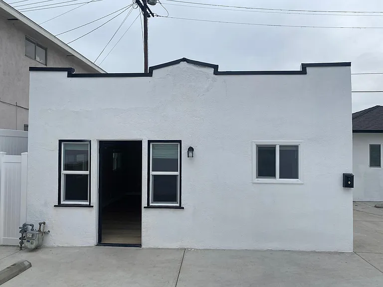 front of unit