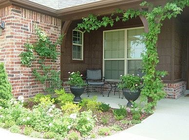 inviting front porch