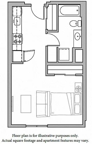 Floor plan S4 Studio North