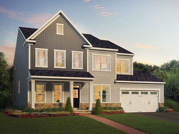 Elevation 5 of the Kensington a home design offered by Brookfield Residential at Two Rivers
