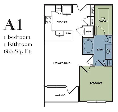 Floor plan A1